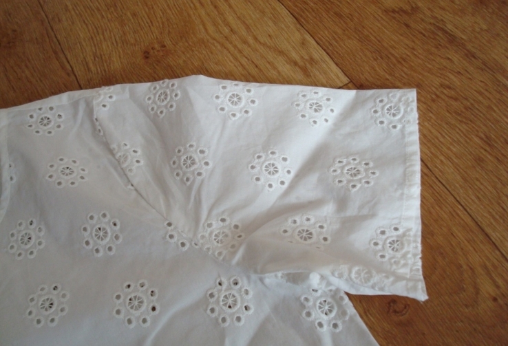 Lieblingsstuck Красивая женская блузка прошва бело молочная 46/48, numer zdjęcia 7