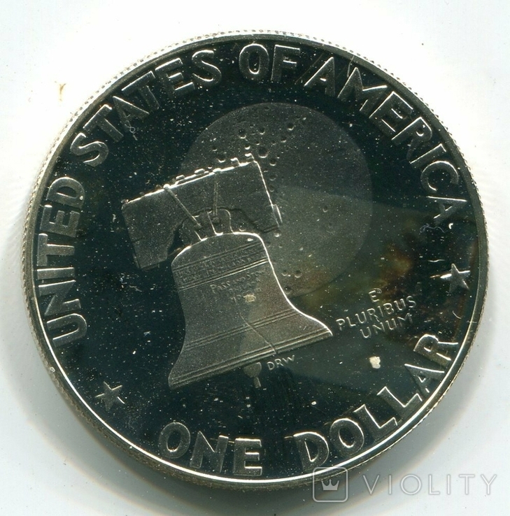 1 доллар 1976 Монетный двор S Пруф, photo number 3
