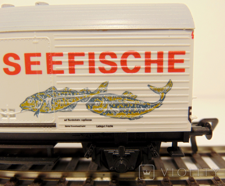 Вагон грузовой Seefische Fleischmann, HO., фото №5