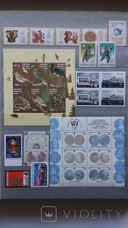 Почтовые марки Украины с 1992г.-2018г., фото №6