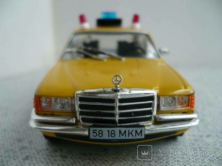  Mercedes-Benz 450 SEL (W116)-милиция СССР 1:43 Полицейские машины мира №23, фото №3