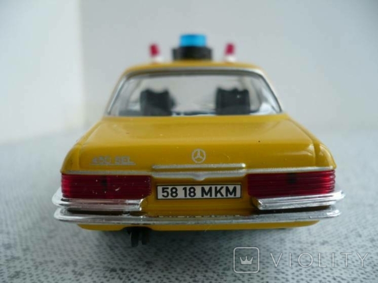  Mercedes-Benz 450 SEL (W116)-милиция СССР 1:43 Полицейские машины мира №23, фото №5