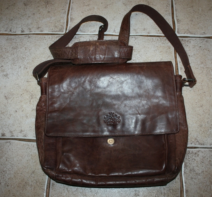 Кожанная мужская сумка OTTO KERN, фото №3
