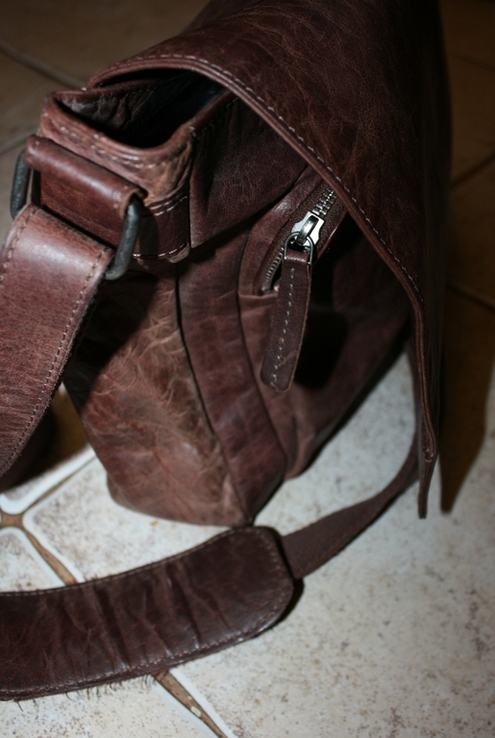 Кожанная мужская сумка OTTO KERN, фото №4