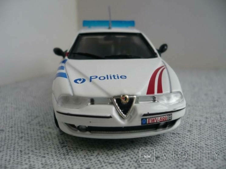 Alfa Romeo 156 - полиция Бельгии 1:43 Полицейские машины мира №49, фото №3