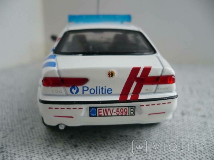 Alfa Romeo 156 - полиция Бельгии 1:43 Полицейские машины мира №49, фото №5