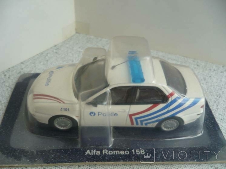 Alfa Romeo 156 - полиция Бельгии 1:43 Полицейские машины мира №49, фото №7