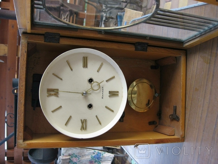 Настенные часы Янтарь, редкий корпус, рабочие, фото №3
