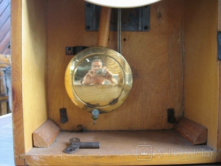 Настенные часы Янтарь, редкий корпус, рабочие, фото №4
