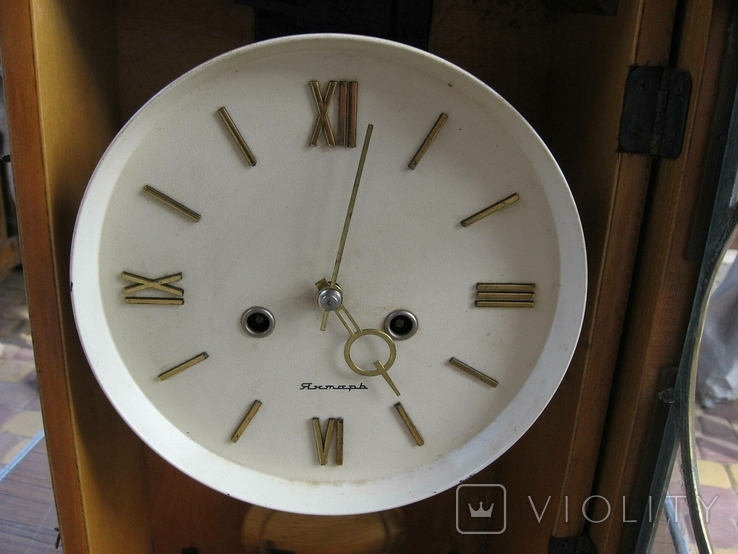 Настенные часы Янтарь, редкий корпус, рабочие, фото №9