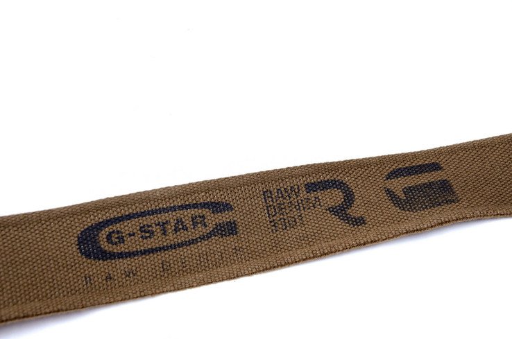 152. Ремень G-Star Raw кожа текстиль. Размер 110, фото №7