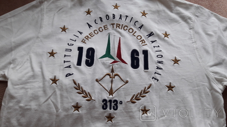 Тениска футболка Frecce Tricolori высшая пилотажная группа 313 ВС Италии, фото №6