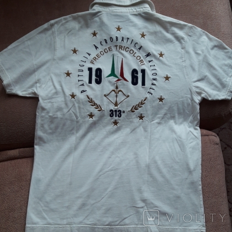 Тениска футболка Frecce Tricolori высшая пилотажная группа 313 ВС Италии, фото №2