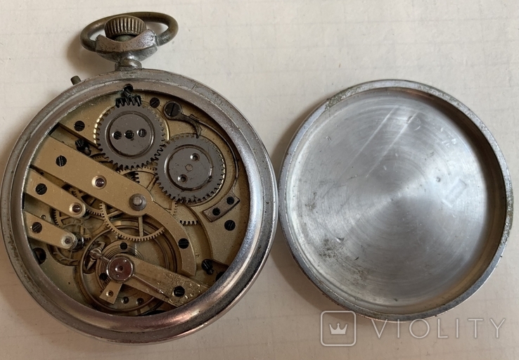 Часы карманные, марьяж, корпус с советов, механизм d 50 мм, рабочие, фото №5