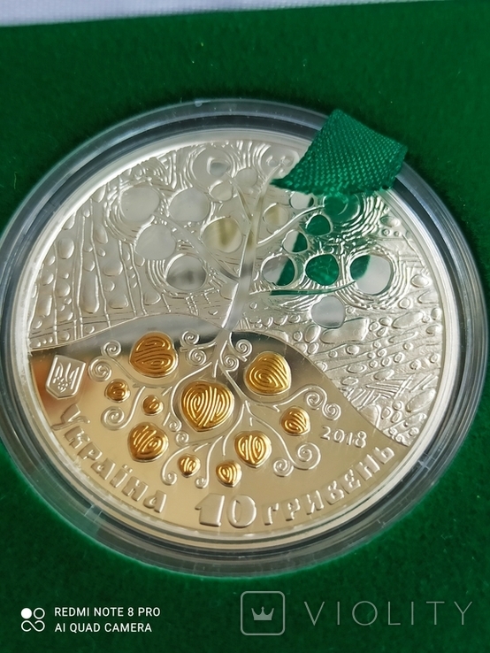 Монета Копання картоплі 10 грн. 2018 года. Серебро 31.1, фото №6