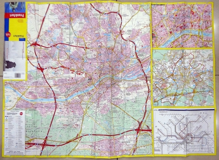 Франкфурт План Города Схема Транспорта Почтовые Индексы, фото №3