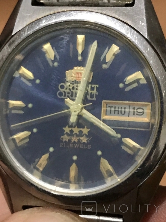 Мужские наручные часы Orient Три звезды, фото №8