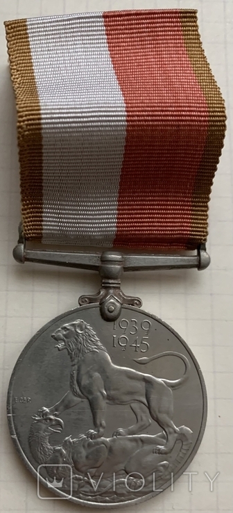 Медаль ветерана войны, ВМФ Великобритании 1939-45 гг, фото №2