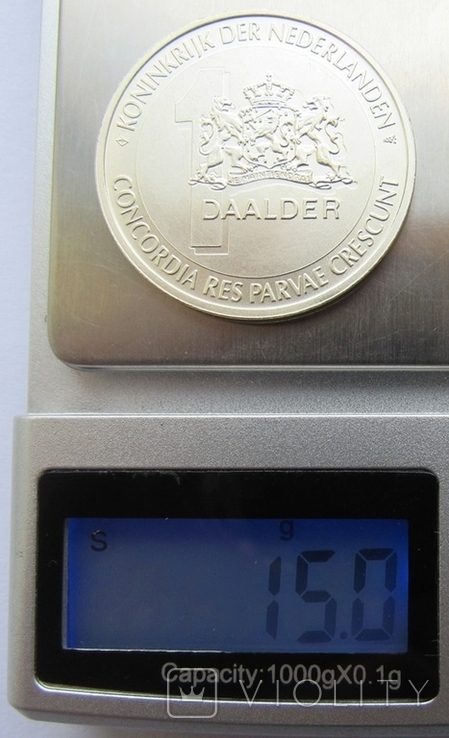 Нидерланды, 1 серебряный даальдер "Конькобежец" 2002 г., фото №5