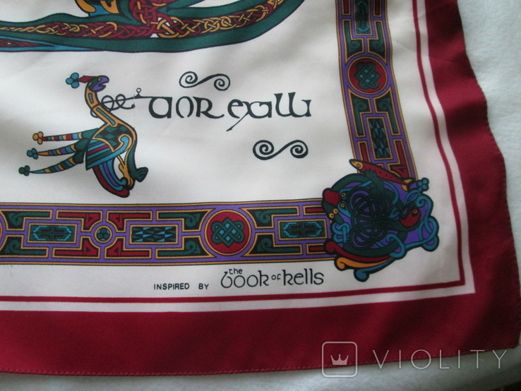 Вінтажний платок з кельтськими мотивами, фото №5
