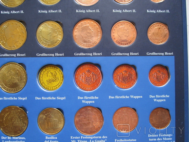 Підбірка Євро монет по країнам. Від 1євроцента до 2 євро., фото №9