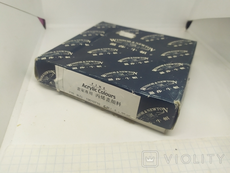 5 тюбиків білої акрилової фарби Winsor Newton., фото №5