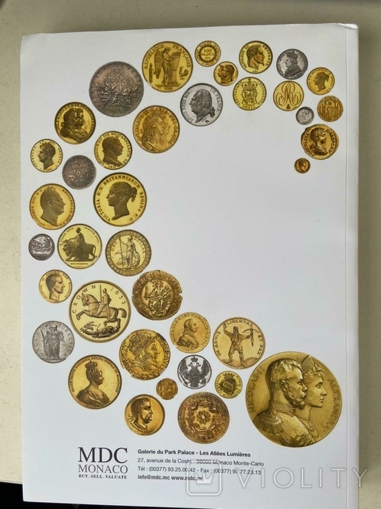 Два каталога аукциона монет в Монако 2020, 2021, фото №5