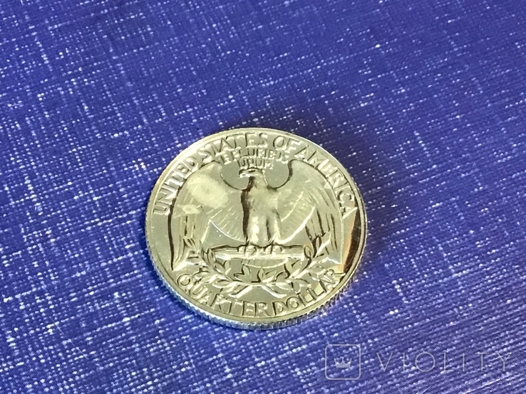 25 центов сша 1962 . Серебро, фото №3