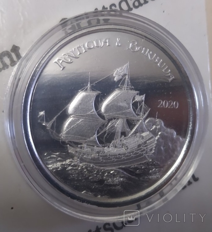 Тираж 25000 монета Rum Runner, 2020, серебро унция, фото №3