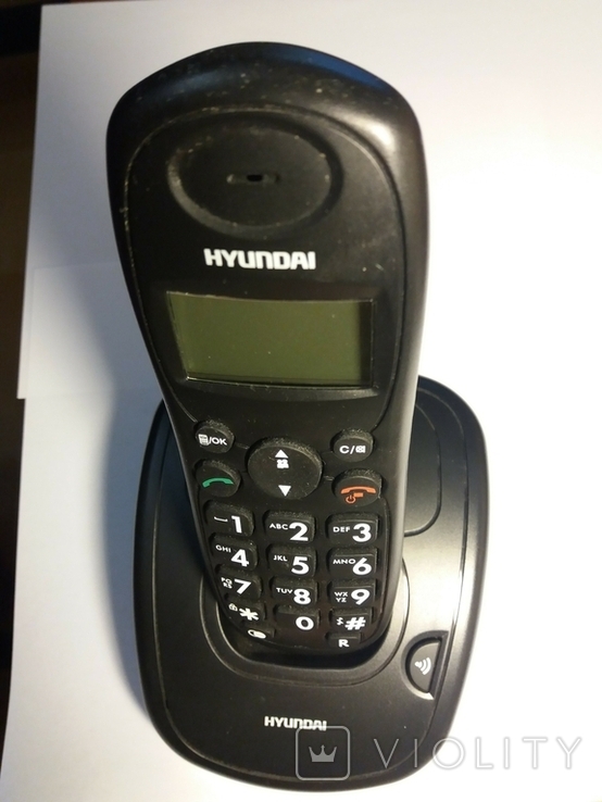 Беспроводный телефон с определителем номера HYUNDAIHDT-L141B, фото №3