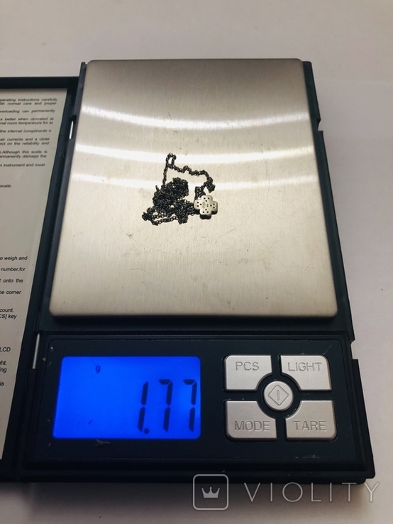 Кулон подвеска на цепочке Ste Bee серебро 925, фото №8