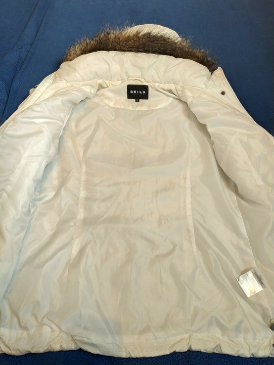 Куртка легкая утепленная SKILA полиэстер з-з 36 (состояние нового), фото №9