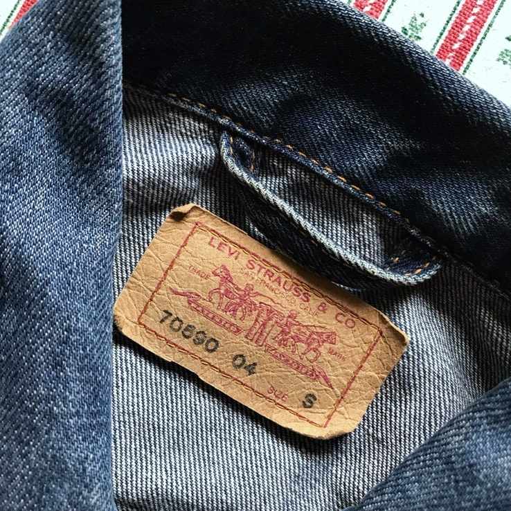 Джинсовка джинс джинсовый пиджак Levis Levis размер S (или на подростка), фото №3