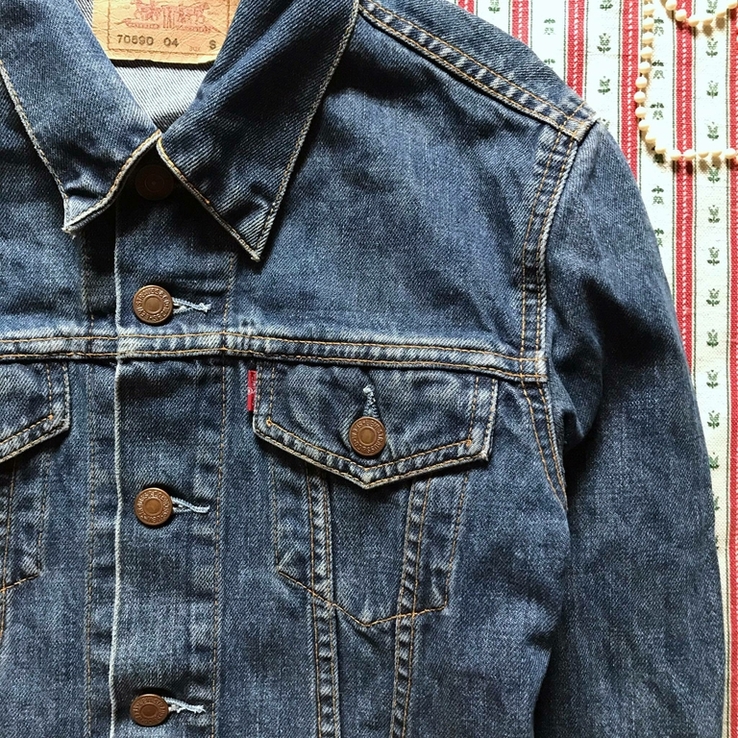 Джинсовка джинс джинсовый пиджак Levis Levis размер S (или на подростка), фото №5