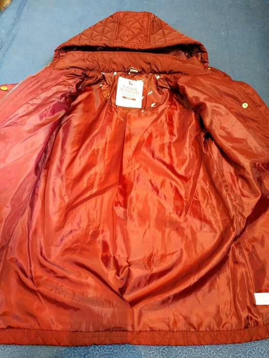 Куртка легкая утепленная стеганная TU полиэстер на рост 146-152 см(11-12 лет) (состояние!), фото №10
