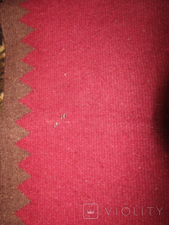Старовинний вовняний килимок., фото №6