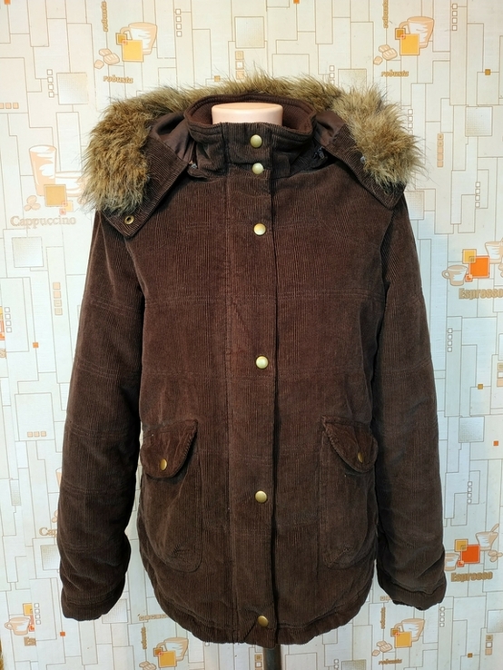 Куртка зимняя вельветовая SAIX коттон p-p L (состояние!), фото №4