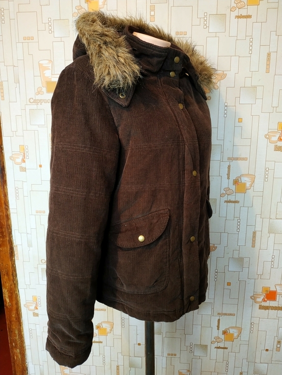 Куртка зимняя вельветовая SAIX коттон p-p L (состояние!), numer zdjęcia 2