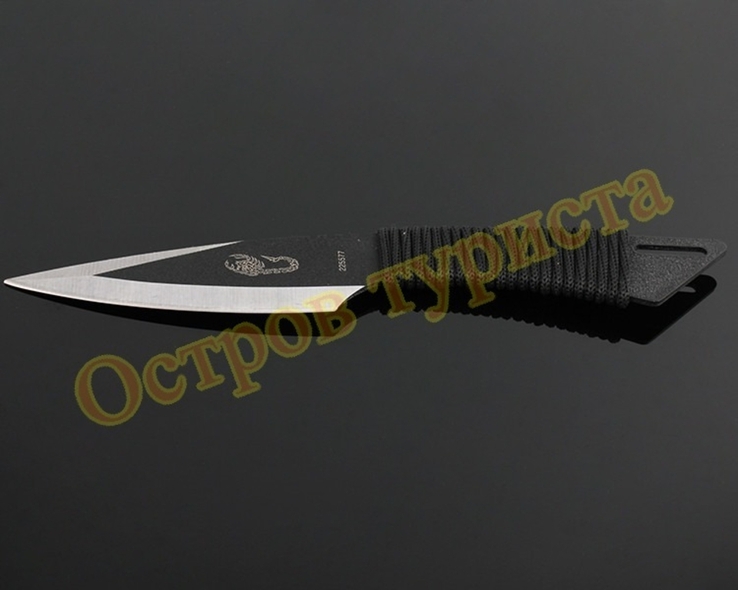 Ножи тактические метательные Scorpions набор 3 шт с кобурой, фото №6