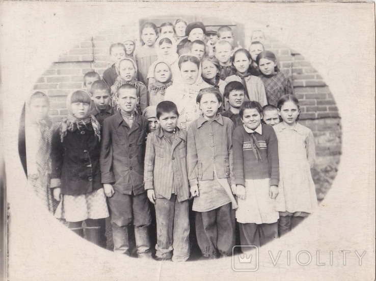 Школьники Пионеры Конец 1940 х Город Ананьев Одесской обл
