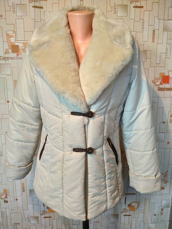 Куртка теплая зимняя CLARINA p-p 38 (состояние!), numer zdjęcia 2