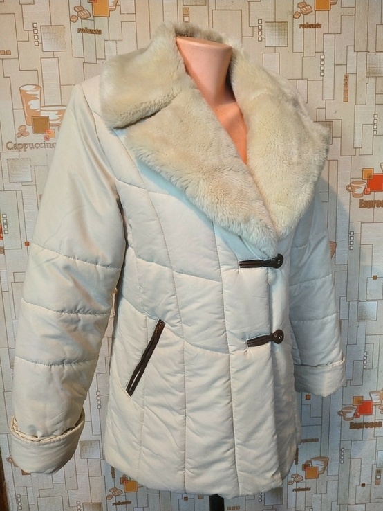 Куртка теплая зимняя CLARINA p-p 38 (состояние!), фото №3