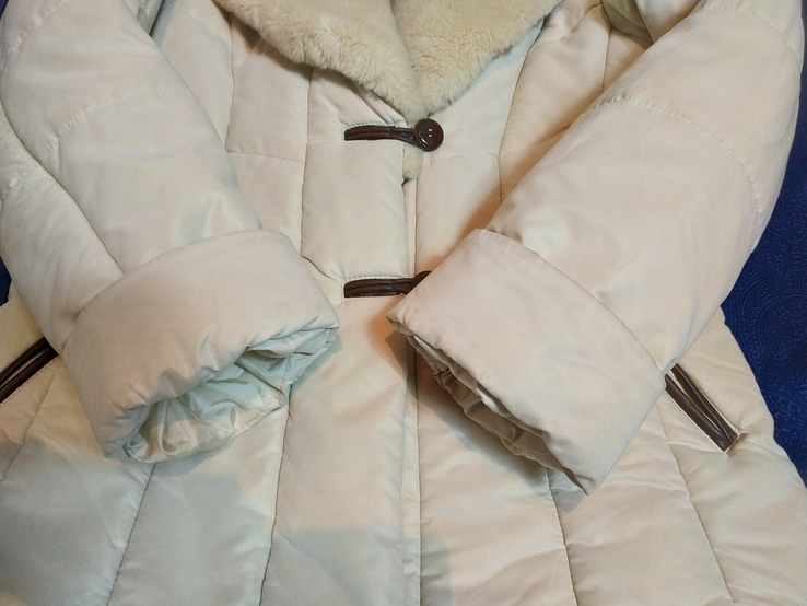 Куртка теплая зимняя CLARINA p-p 38 (состояние!), numer zdjęcia 6