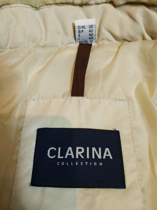 Куртка теплая зимняя CLARINA p-p 38 (состояние!), numer zdjęcia 9