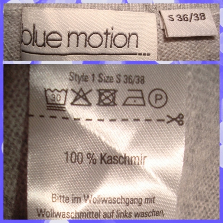Blue Motion Кашемировая красивая женская кофта серый меланж S 36/38, фото №10