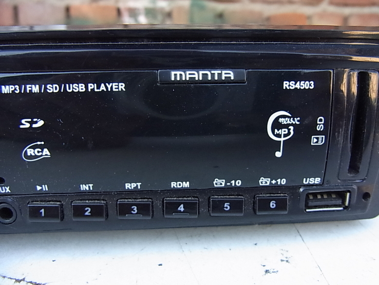 Магнітола MANTA RS 4503 USB з Німеччини, фото №4
