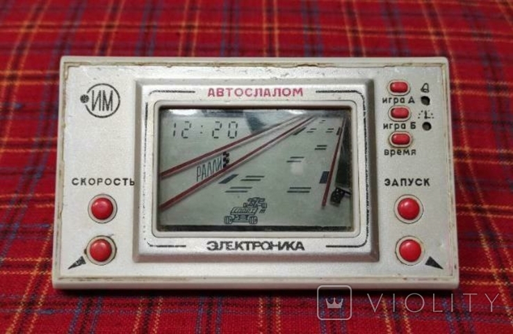 Игра карманная "Электроника ИМ-23 Автослалом" СССР. 1991 год. Рабочая., фото №2