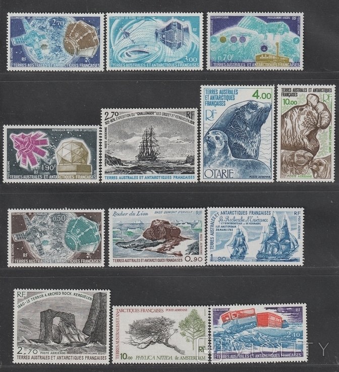 Фр. Антарктические территории - Авиа 1977-86 43 марки **