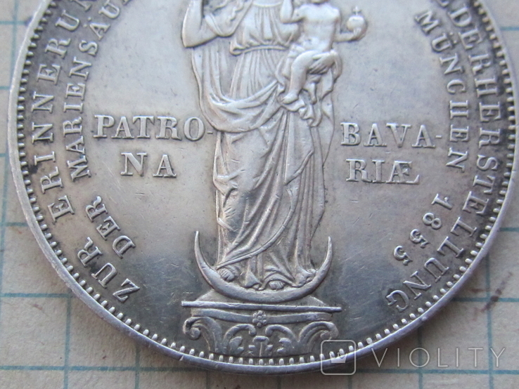 Бавария 2 гульдена 1855, фото №5