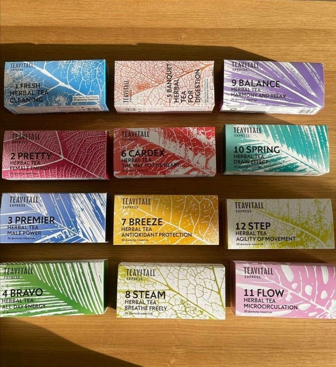 Функциональный Чай TEAVITALL EXPRESS /Разные виды.30 фильтр-пакетов, фото №2